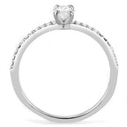 Jewellery Kingdom Ladies Marquise Stainless Steel Cz Cubic Zirconia Accents Clear 1/2 Carat Ring - Jewelry Rings - British D'sire