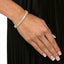 Jewellery Kingdom Ladies Marquise Tennis CZ 7 Inch Cubic Zirconia Clear Sparkle Bracelet (Gold) - Jewelry Rings - British D'sire