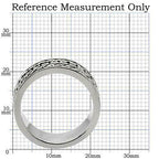 Jewellery Kingdom Ladies No Stone 8mm Stainless Steel 316 Highly Polished Silver Ring Band - Jewelry Rings - British D'sire