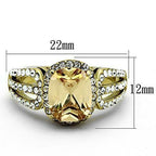 Jewellery Kingdom Ladies Oval Champagne Brown 2K Ring (Gold) - Rings - British D'sire