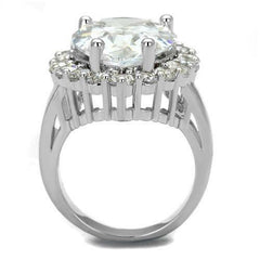 Jewellery Kingdom Ladies Pear Cocktail 17CT Sparkling statement Ring (Silver) - Jewelry Rings - British D'sire