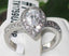 Jewellery Kingdom Ladies Pear Cz 1 Carat Stainless Steel Silver Ring (Clear) - Jewelry Rings - British D'sire