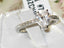 Jewellery Kingdom Ladies Pear CZ Stainless Steel 2 Carat Accents Engagement Sparkling Ring - Jewelry Rings - British D'sire