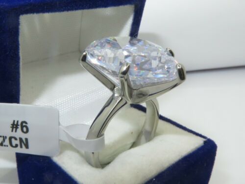 Jewellery Kingdom Ladies Pear Solitaire Cz 1.4 Carat Stainless Steel Ring - Jewelry Rings - British D'sire
