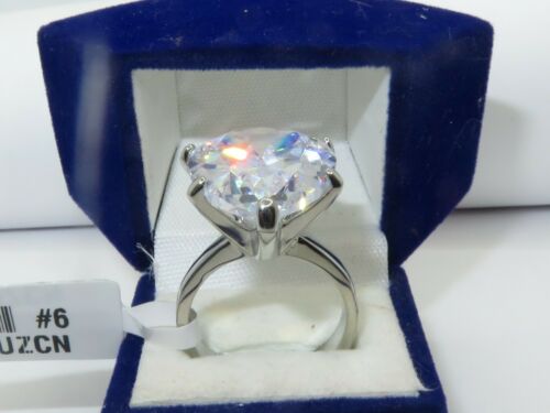 Jewellery Kingdom Ladies Pear Solitaire Cz 1.4 Carat Stainless Steel Ring - Jewelry Rings - British D'sire