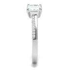 Jewellery Kingdom Ladies Princess 1 Carat Solitaire Accents Cz Sterling Silver Engagement Ring - Jewelry Rings - British D'sire