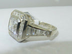 Jewellery Kingdom Ladies Princess Sterling Silver Square Cz Super Sparkling Stamped Ring - Jewelry Rings - British D'sire