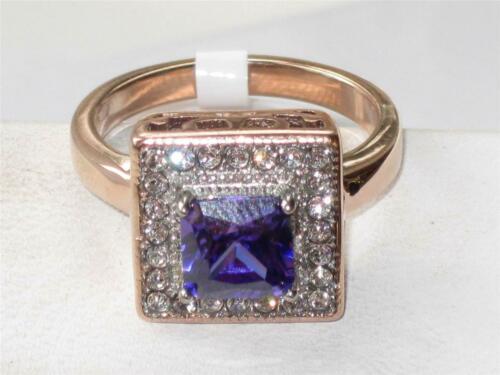 Jewellery Kingdom Ladies Purple Tanzanite Princess Cut Ring (Gold) - Rings - British D'sire Main image