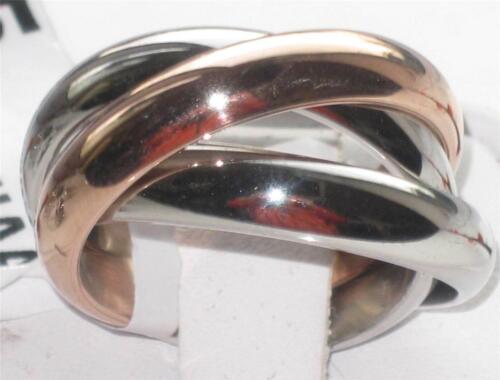 Jewellery Kingdom Ladies Russian Wedding Band Stainless Steel Unsex Rings (Rose Gold) Secondary image
