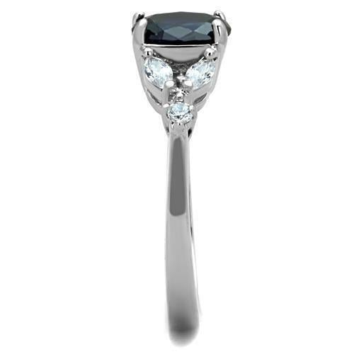 Jewellery Kingdom Ladies Sapphire Oval Simulated Diamonds Marquise Ring (Blue) - Jewelry Rings - British D'sire