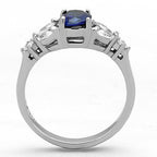 Jewellery Kingdom Ladies Sapphire Oval Simulated Diamonds Marquise Ring (Blue) - Jewelry Rings - British D'sire