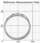 Jewellery Kingdom Ladies Silver Stainless Steel 316L Highly Polished Comfort Ring Band - Jewelry Rings - British D'sire