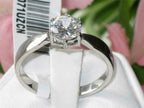 Jewellery Kingdom Ladies Solitaire 2 Carat Stainless Steel Cubic Zirconia Silver Ring - Jewelry Rings - British D'sire