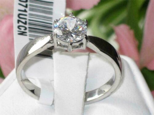 Jewellery Kingdom Ladies Solitaire 2 Carat Stainless Steel Cubic Zirconia Silver Ring - Jewelry Rings - British D'sire
