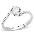 Jewellery Kingdom Ladies Solitaire 2.25 Carat Engagement Cz Stainless Steel Accents Ring (Silver) - Jewelry Rings - British D'sire