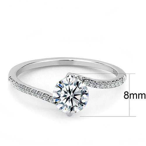 Jewellery Kingdom Ladies Solitaire 2.25 Carat Stainless Steel Cubic Zirconia Ring - Jewelry Rings - British D'sire