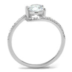Jewellery Kingdom Ladies Solitaire Accent Cubic Zirconia 140ct Engagement Handmade Ring (Sterling Silver) - Jewelry Rings - British D'sire
