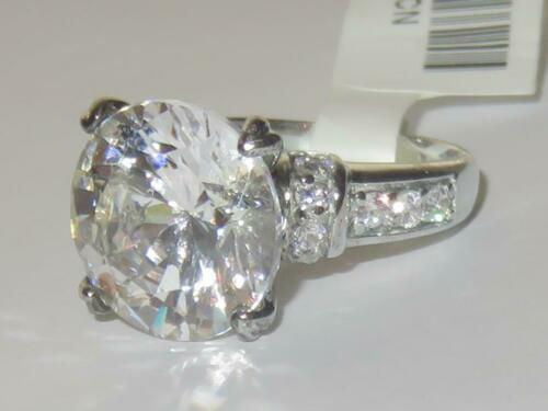 Jewellery Kingdom Ladies Solitaire Accents Cubic Zirconia 4K Ring (Silver) Secondary image
