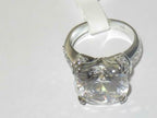 Jewellery Kingdom Ladies Solitaire Accents Cubic Zirconia 4K Ring (Silver) - Rings - British D'sire