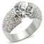 Jewellery Kingdom Ladies Solitaire Accents Sterling Silver Cz 4 Carat Silver Engagement Ring - Jewelry Rings - British D'sire
