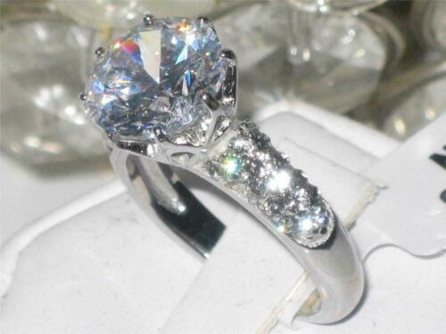 Jewellery Kingdom Ladies Solitaire Cz Silver 4 Carat Stainless Steel Engagement Ring Secondary image