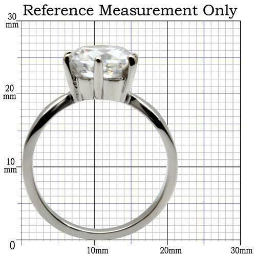 Jewellery Kingdom Ladies Solitaire Round Engagement Ring (Silver) Secondary image