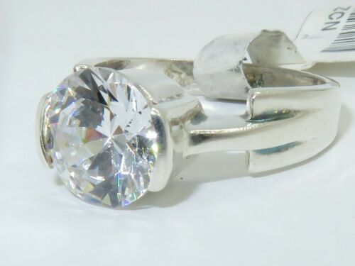 Jewellery Kingdom Ladies Solitaire Sterling Simulated Diamond Engagement 3 Carat Ring (Silver) - Jewelry Rings - British D'sire Main image