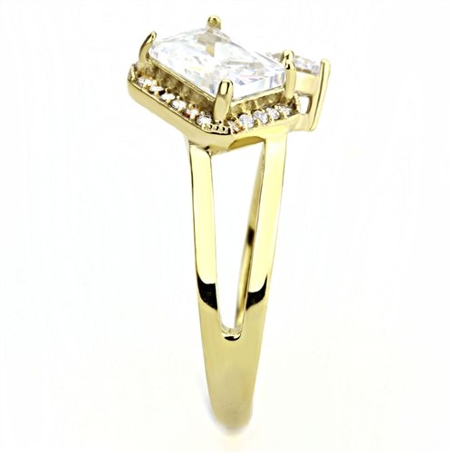 Jewellery Kingdom Ladies Sparkling Emerald Round 2.40K Ring (Gold) - Rings - British D'sire