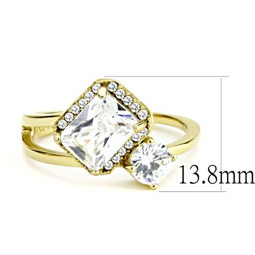 Jewellery Kingdom Ladies Sparkling Emerald Round 2.40K Ring (Gold) - Rings - British D'sire