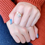 Jewellery Kingdom Ladies Sparkling Emerald Round 2.40K Ring (Gold) - Rings - British D'sire