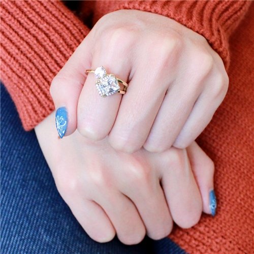 Jewellery Kingdom Ladies Sparkling Emerald Round 2.40K Ring (Gold) - Rings - British D'sire