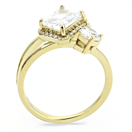 Jewellery Kingdom Ladies Sparkling Emerald Round 2.40K Ring (Gold) - Rings - British D'sire