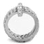 Jewellery Kingdom Ladies Stacking Bands Full Eternity Cubic Zirconia Rings - Jewelry Rings - British D'sire