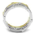 Jewellery Kingdom Ladies Stacking Bands Gold Sterling Silver Cz Full Eternity Wedding Rings - Jewelry Rings - British D'sire
