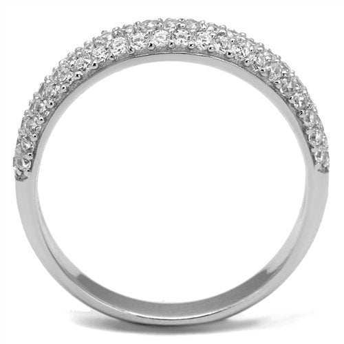 Jewellery Kingdom Ladies Sterling Eternity Wedding Thumb Band 3.6mm Handmade Ring (Silver) - Rings - British D'sire