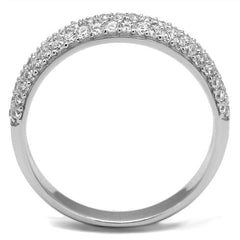 Jewellery Kingdom Ladies Sterling Eternity Wedding Thumb Band 3.6mm Handmade Ring (Silver) - Rings - British D'sire