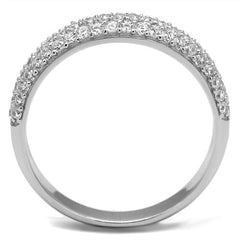 Jewellery Kingdom Ladies Sterling Eternity Wedding Thumb Band 3.6mm Handmade Ring (Silver) - Rings - British D'sire