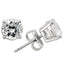 Jewellery Kingdom Ladies Studs Earrings Cz 7mm Sterling Silver 1.50 Carat Per Ear Studs Unisex - Earrings - British D'sire