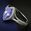 Jewellery Kingdom Ladies Tanzanite Marquise Cut Sterling Silver Cz 2 Carat Ring - Jewelry Rings - British D'sire