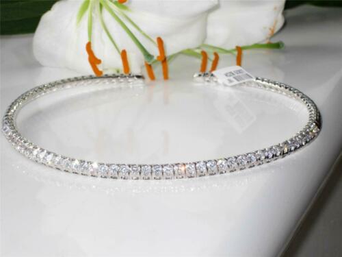 Jewellery Kingdom Ladies Tennis Choker Simulated Diamonds Flat Sparkling 16 Inch Necklace - Jewelry Rings - British D'sire