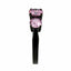Jewellery Kingdom Ladies Three Pink Stone Cubic Zirconia Anniversary Steel Ring (Black) - Jewelry Rings - British D'sire
