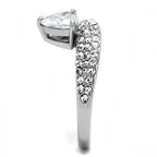 Jewellery Kingdom Ladies Trillion Cut Stainless Steel Cz Cubic Zirconia Pave Engagement Ring Jewellery Kingdom Ladies Trillion Cut Stainless Steel Cz Cubic Zirconia Pave Engagement Ring - Jewelry Rings - British D'sire