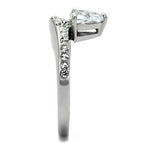 Jewellery Kingdom Ladies Trillion Cut Stainless Steel Cz Cubic Zirconia Pave Engagement Ring Jewellery Kingdom Ladies Trillion Cut Stainless Steel Cz Cubic Zirconia Pave Engagement Ring - Jewelry Rings - British D'sire