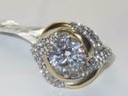 Jewellery Kingdom Ladies Two Tone 330 Carat Steel Swirl Dress Classy Realistic Ring (Gold) - Jewelry Rings - British D'sire