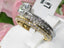 Jewellery Kingdom Ladies Two Tone Cz 18kt Solitaire Accents Stainless Steel 2pcs Ring Set - Jewelry Rings - British D'sire