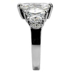 Jewellery Kingdom Marquise Ladies Cubic Zirconia Anniversary Ring (Silver) - Jewelry Rings - British D'sire