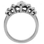 Jewellery Kingdom Marquise Ladies Cubic Zirconia Anniversary Ring (Silver) - Jewelry Rings - British D'sire