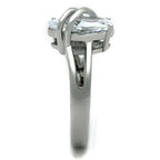Jewellery Kingdom Marquise Solitaire Simulated Diamond Engagement Stainless Steel Ring - Jewelry Rings - British D'sire