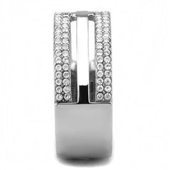 Jewellery Kingdom Mens Cross Ring 9mm Band Silver Cz Stainless Steel Thumb Classy Wedding - Jewelry Rings - British D'sire