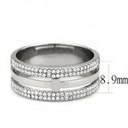 Jewellery Kingdom Mens Cross Ring 9mm Band Silver Cz Stainless Steel Thumb Classy Wedding - Jewelry Rings - British D'sire